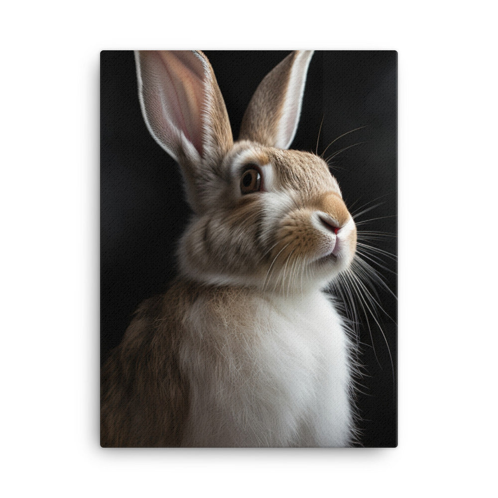 Beveren Bunny Canvas - PosterfyAI.com