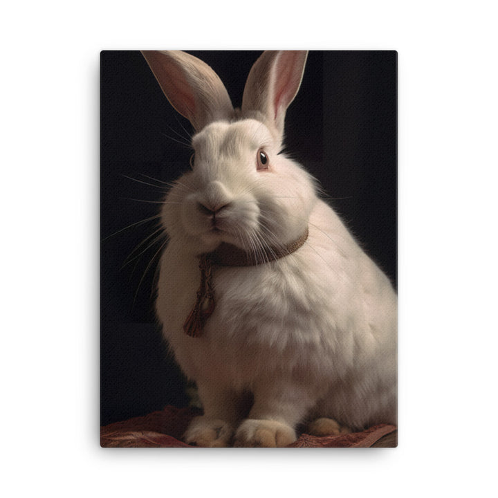 Beveren Bunny Canvas - PosterfyAI.com