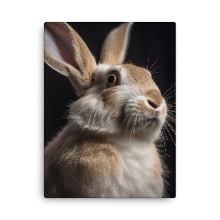 Beveren Bunny Canvas - PosterfyAI.com