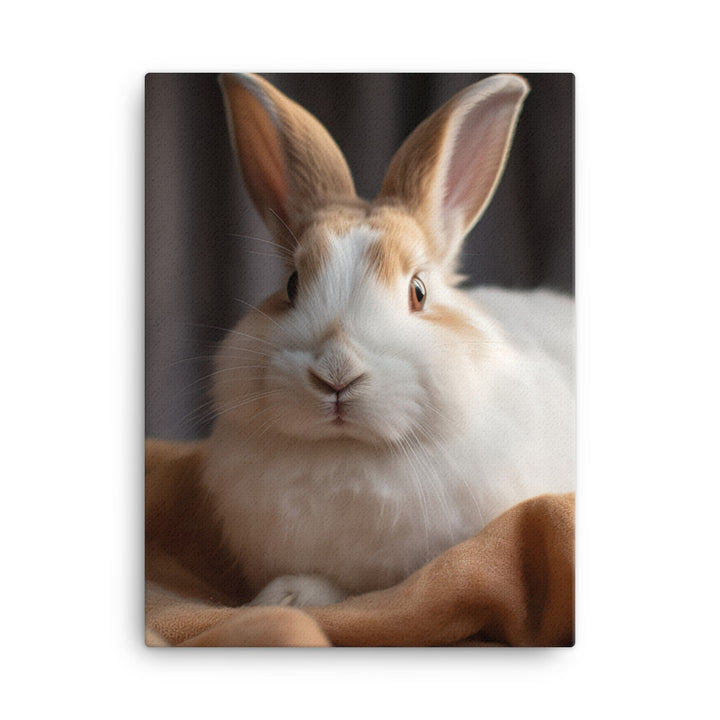 Beveren Bunny Canvas - PosterfyAI.com