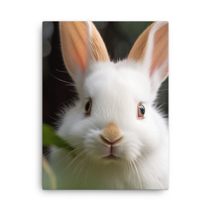 Florida White Bunny Canvas - PosterfyAI.com