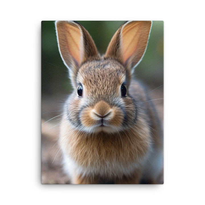 Adorable Rhinelander Bunny Canvas - PosterfyAI.com