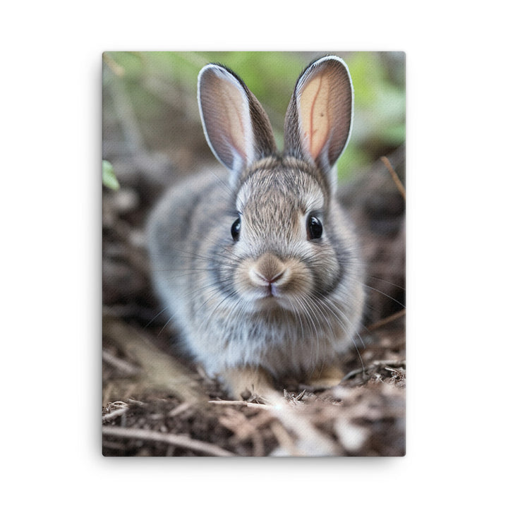 Adorable Rhinelander Bunny Canvas - PosterfyAI.com