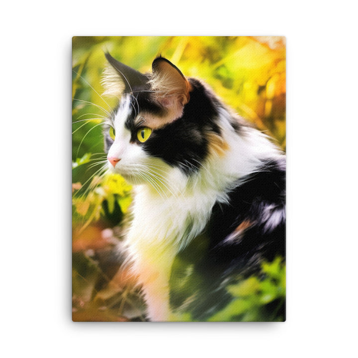 Beauty of Manx Cat Canvas - PosterfyAI.com