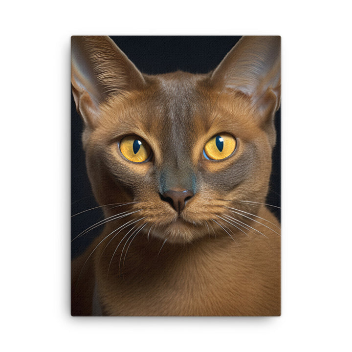 Elegance of Burmese Cat Canvas - PosterfyAI.com