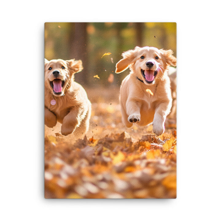 Golden Retriever Canvas - PosterfyAI.com