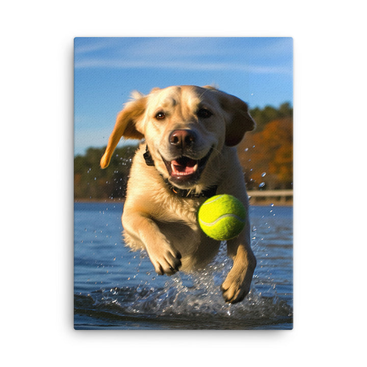 Labrador Retriever Canvas - PosterfyAI.com