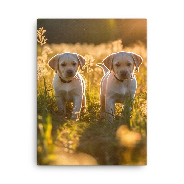 Labrador Retriever Canvas - PosterfyAI.com