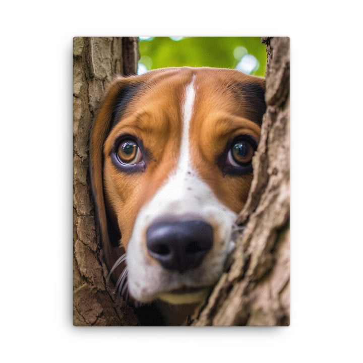 Beagle Canvas - PosterfyAI.com