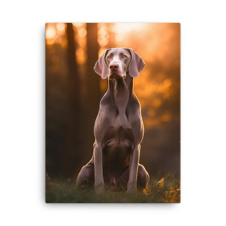 Weimaraner Canvas - PosterfyAI.com