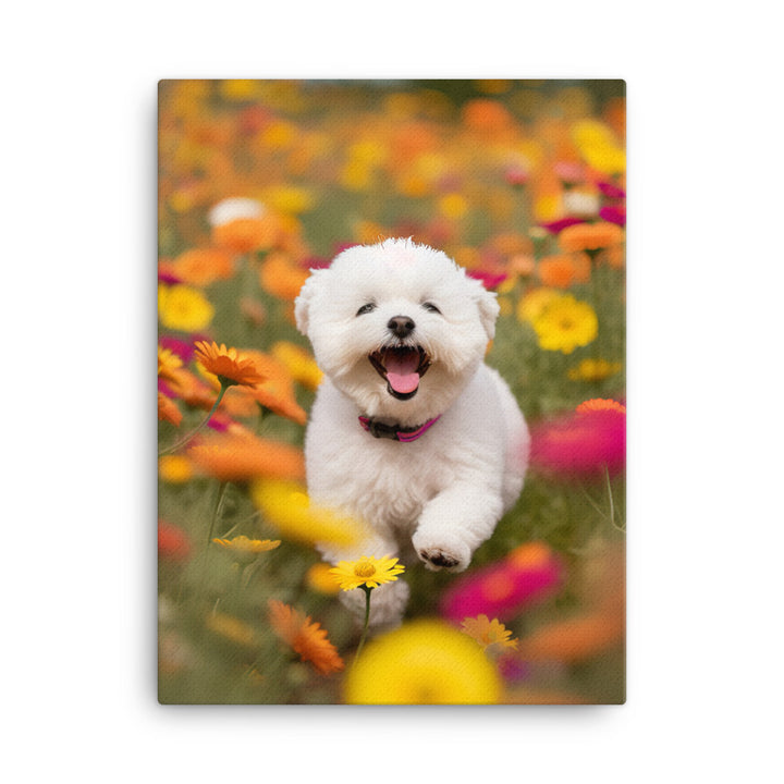 Bichon Frise Canvas - PosterfyAI.com