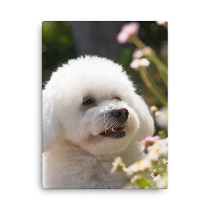 Bichon Frise Canvas - PosterfyAI.com