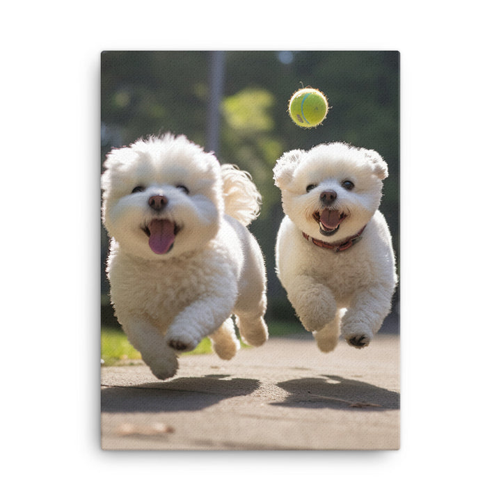 Bichon Frise Canvas - PosterfyAI.com