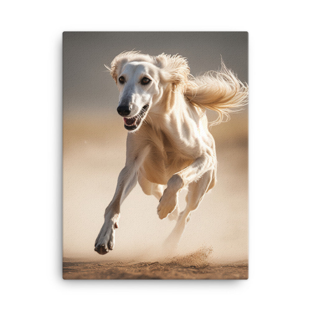 Saluki Canvas - PosterfyAI.com