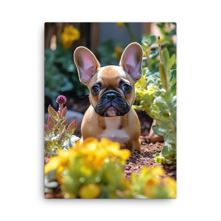 French Bulldog Canvas - PosterfyAI.com