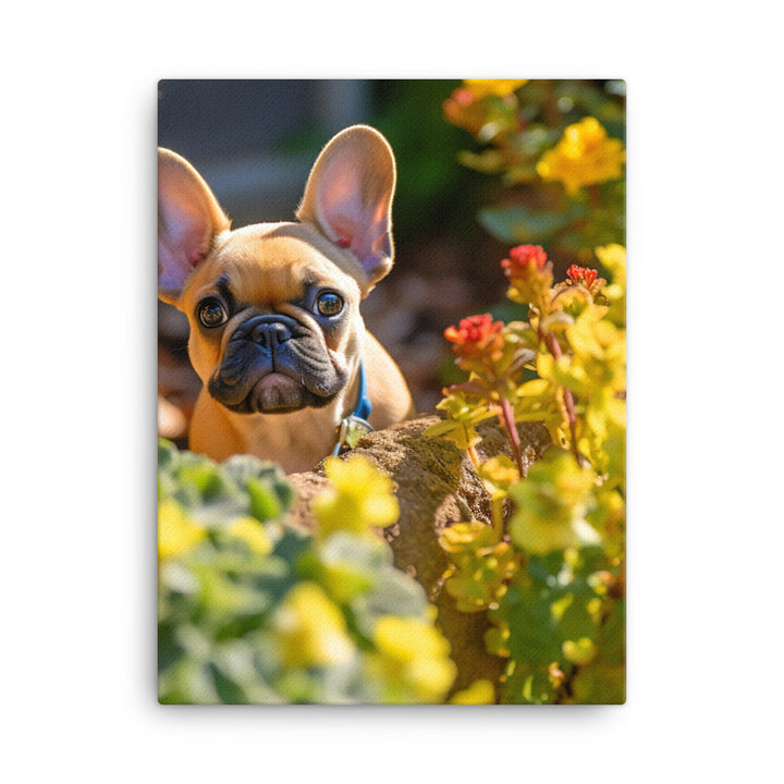 French Bulldog Canvas - PosterfyAI.com