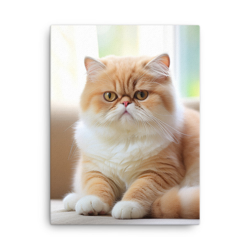 Exotic Shorthair Canvas - PosterfyAI.com