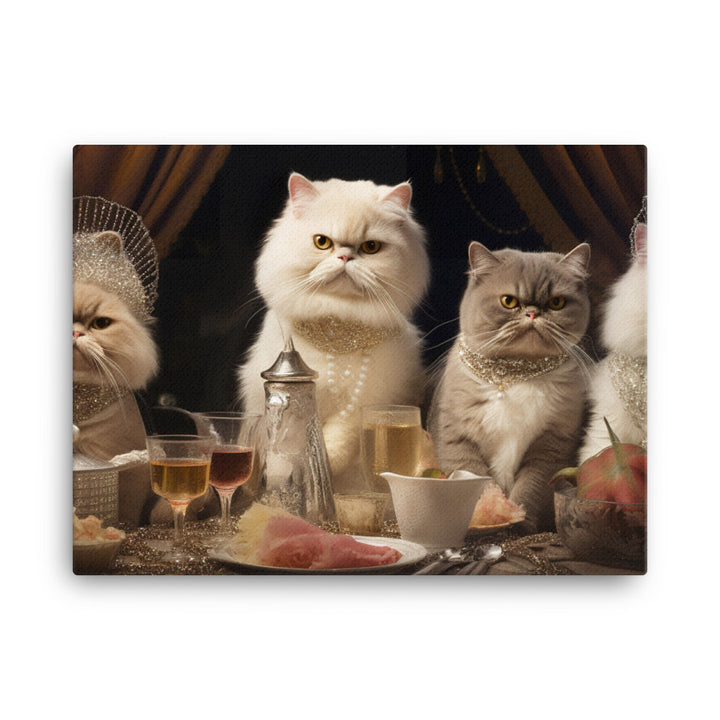 Exotic Shorthair Canvas - PosterfyAI.com