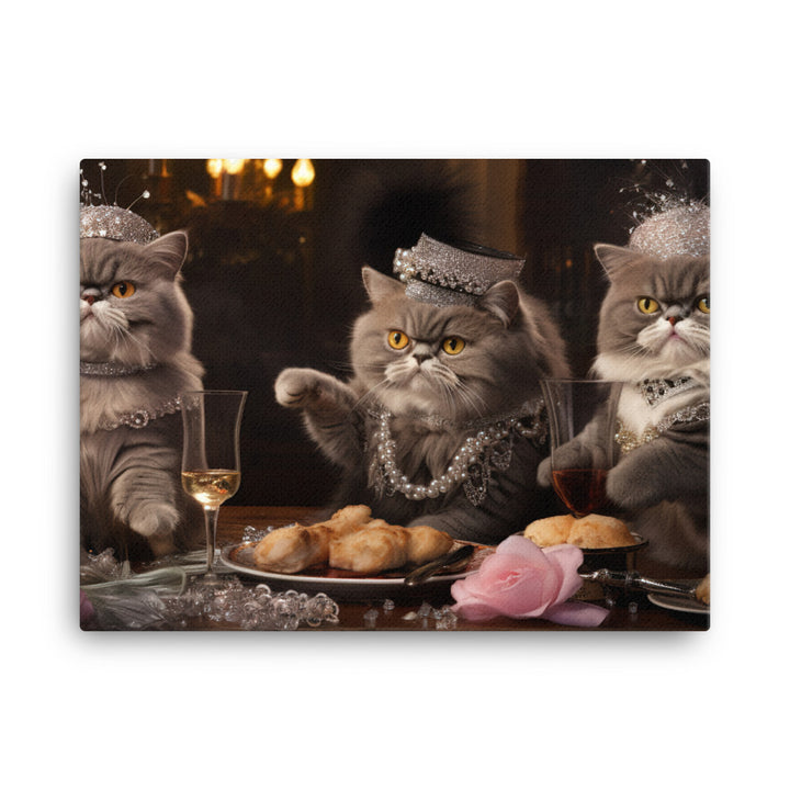 Exotic Shorthair Canvas - PosterfyAI.com