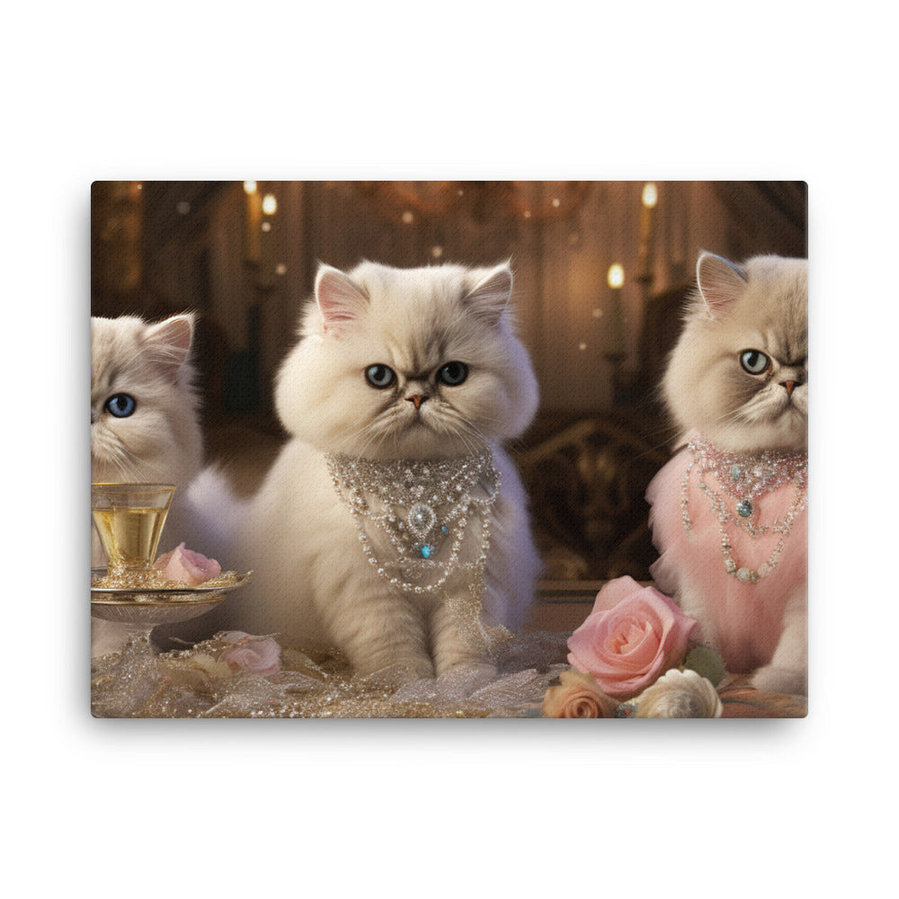 Exotic Shorthair Canvas - PosterfyAI.com