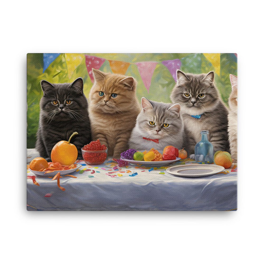 Exotic Shorthair Canvas - PosterfyAI.com