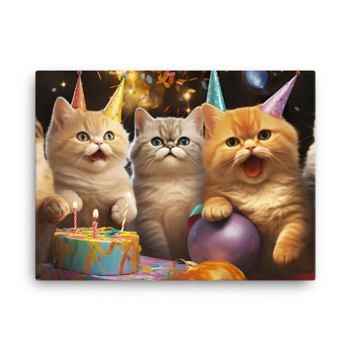 Exotic Shorthair Canvas - PosterfyAI.com