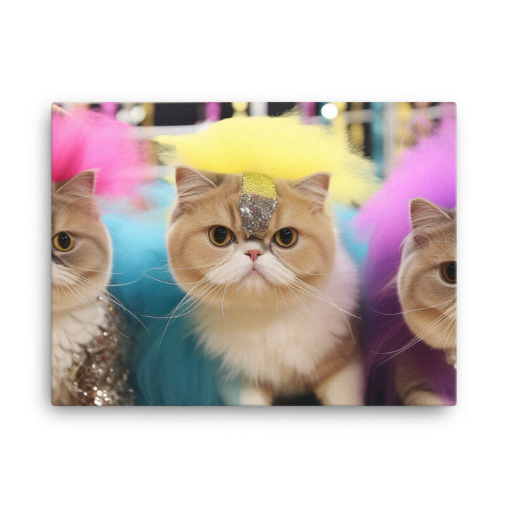 Exotic Shorthair Canvas - PosterfyAI.com