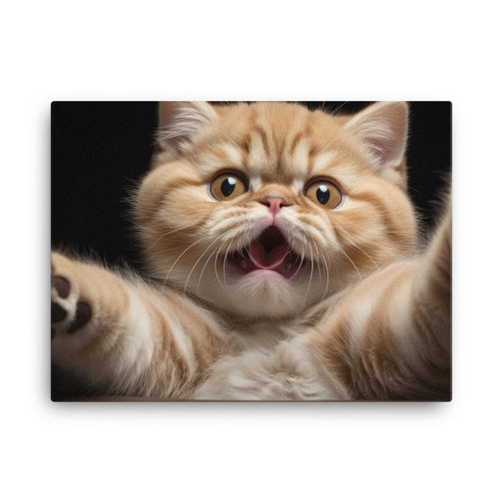 Exotic Shorthair Canvas - PosterfyAI.com