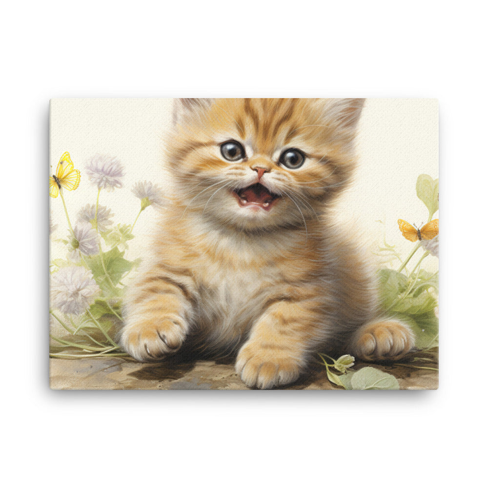 Exotic Shorthair Canvas - PosterfyAI.com