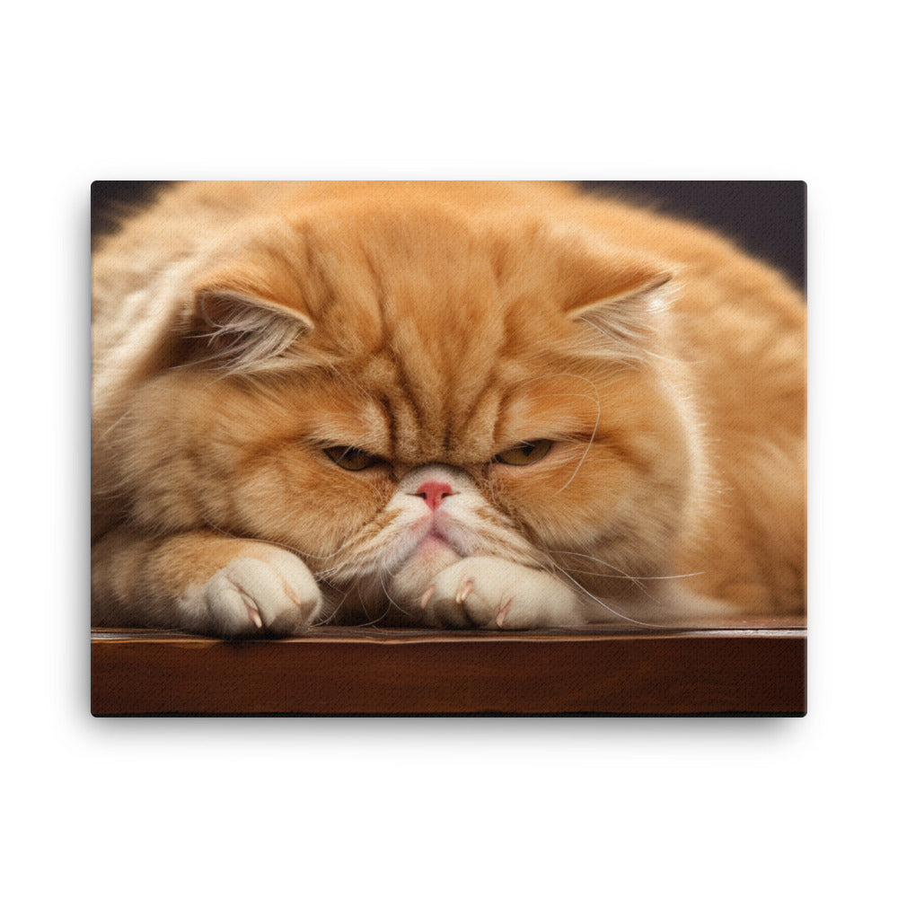 Exotic Shorthair Canvas - PosterfyAI.com