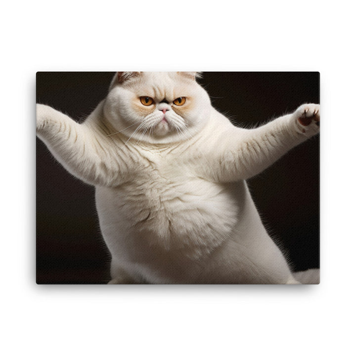 Exotic Shorthair Canvas - PosterfyAI.com