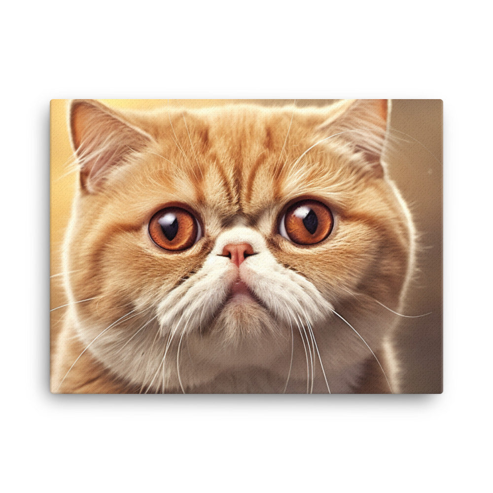 Exotic Shorthair Canvas - PosterfyAI.com