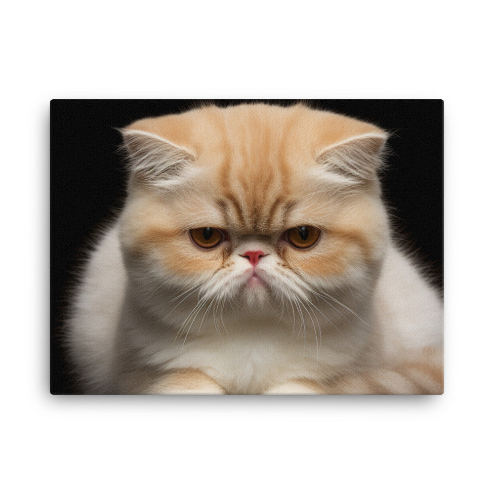 Exotic Shorthair Canvas - PosterfyAI.com