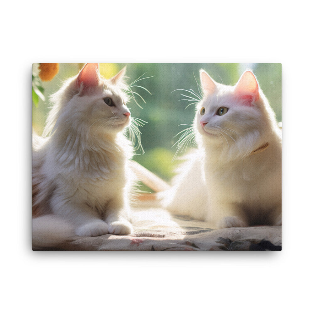 Turkish Van Canvas - PosterfyAI.com