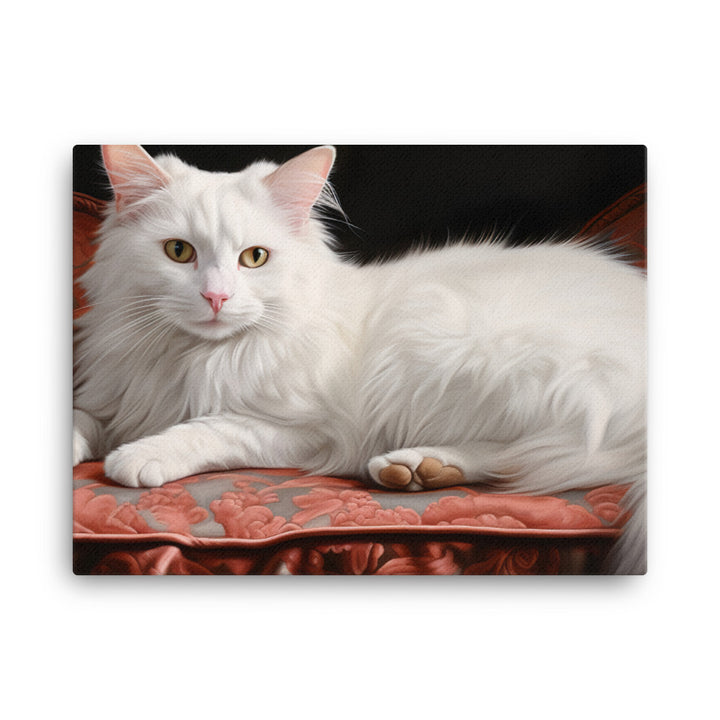 Turkish Van Canvas - PosterfyAI.com