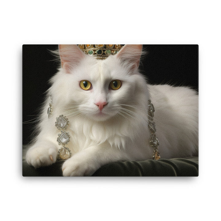 Turkish Van Canvas - PosterfyAI.com