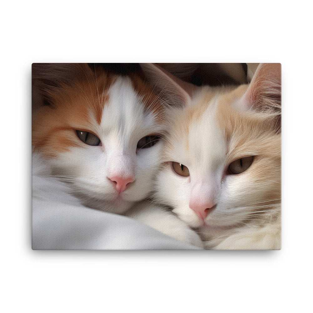 Turkish Van Canvas - PosterfyAI.com