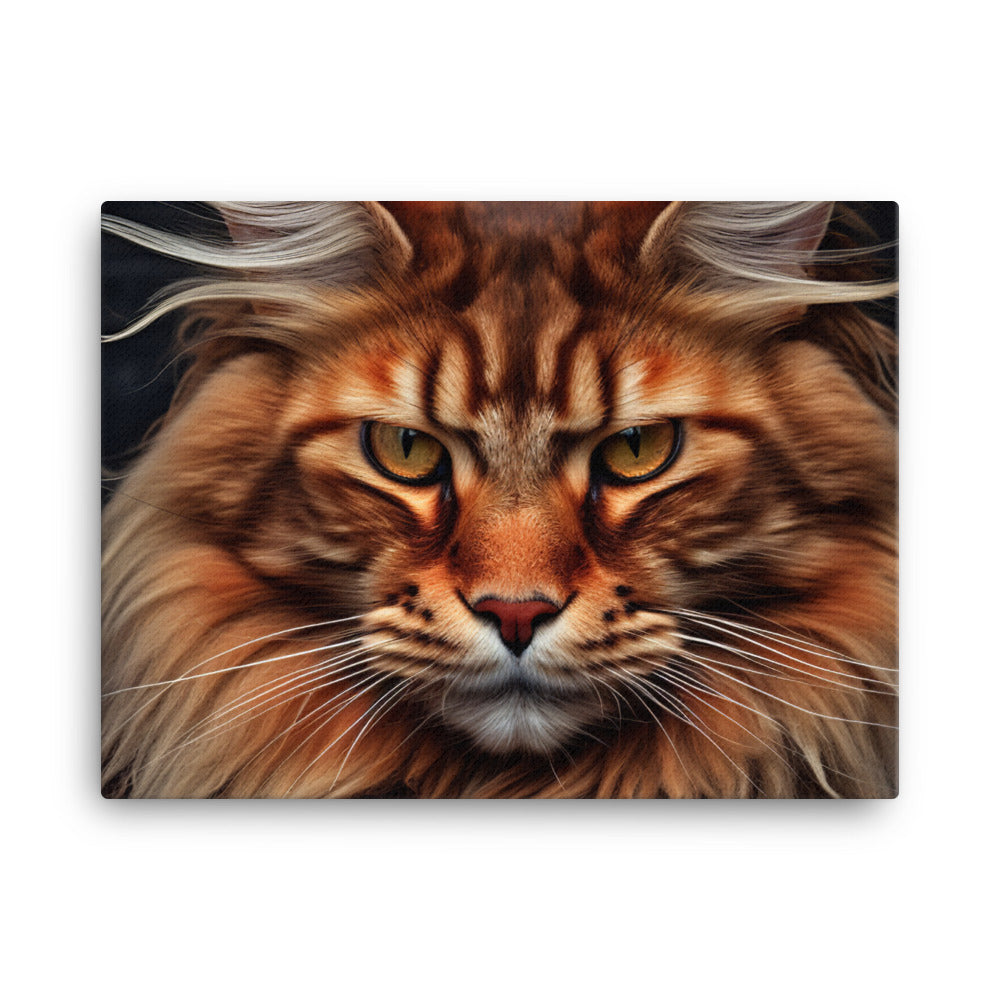 Maine Coon Canvas - PosterfyAI.com