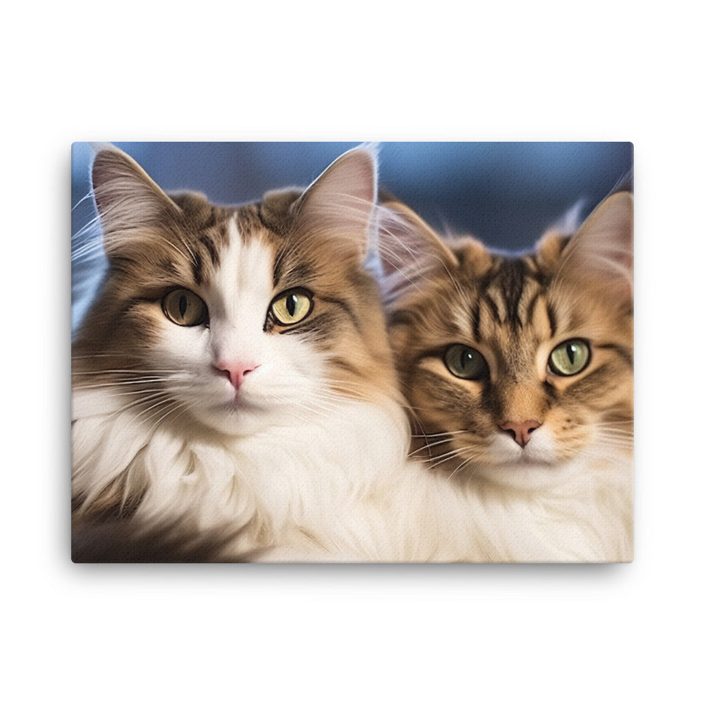 Norwegian Forest Canvas - PosterfyAI.com