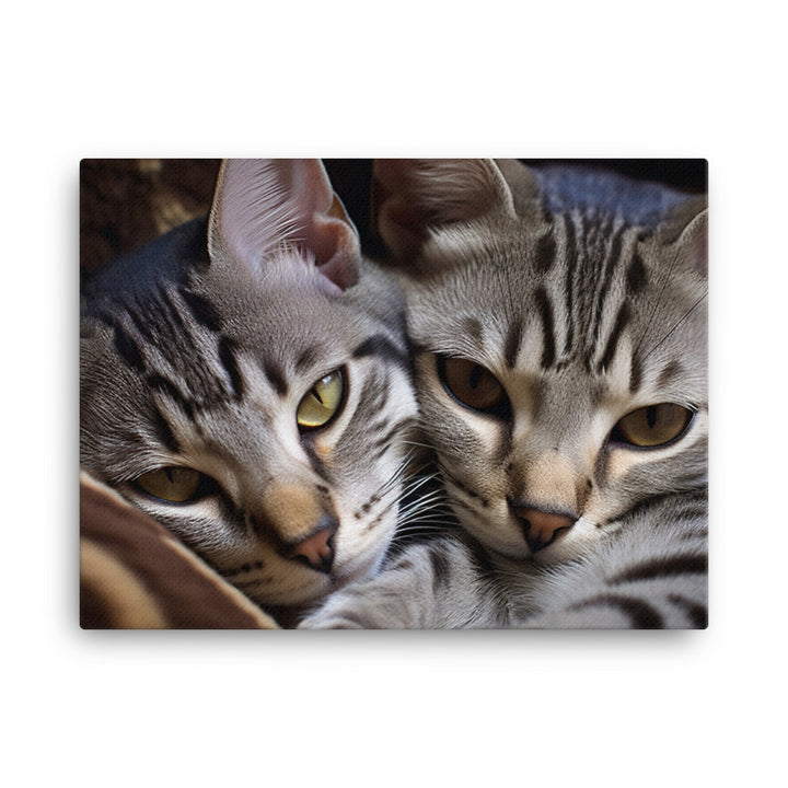 Egyptian Mau Canvas - PosterfyAI.com