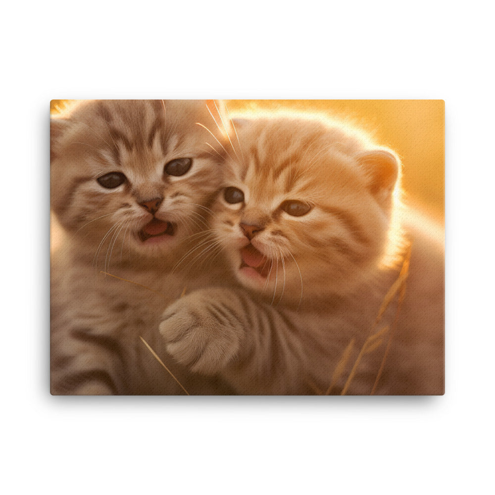 Scottish Fold Canvas - PosterfyAI.com