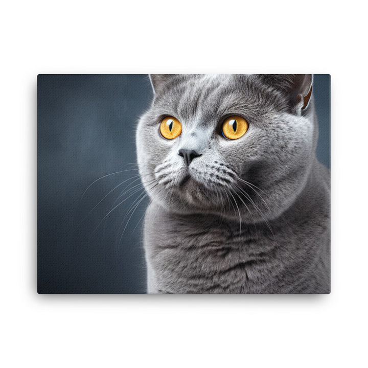 British Shorthair Canvas - PosterfyAI.com