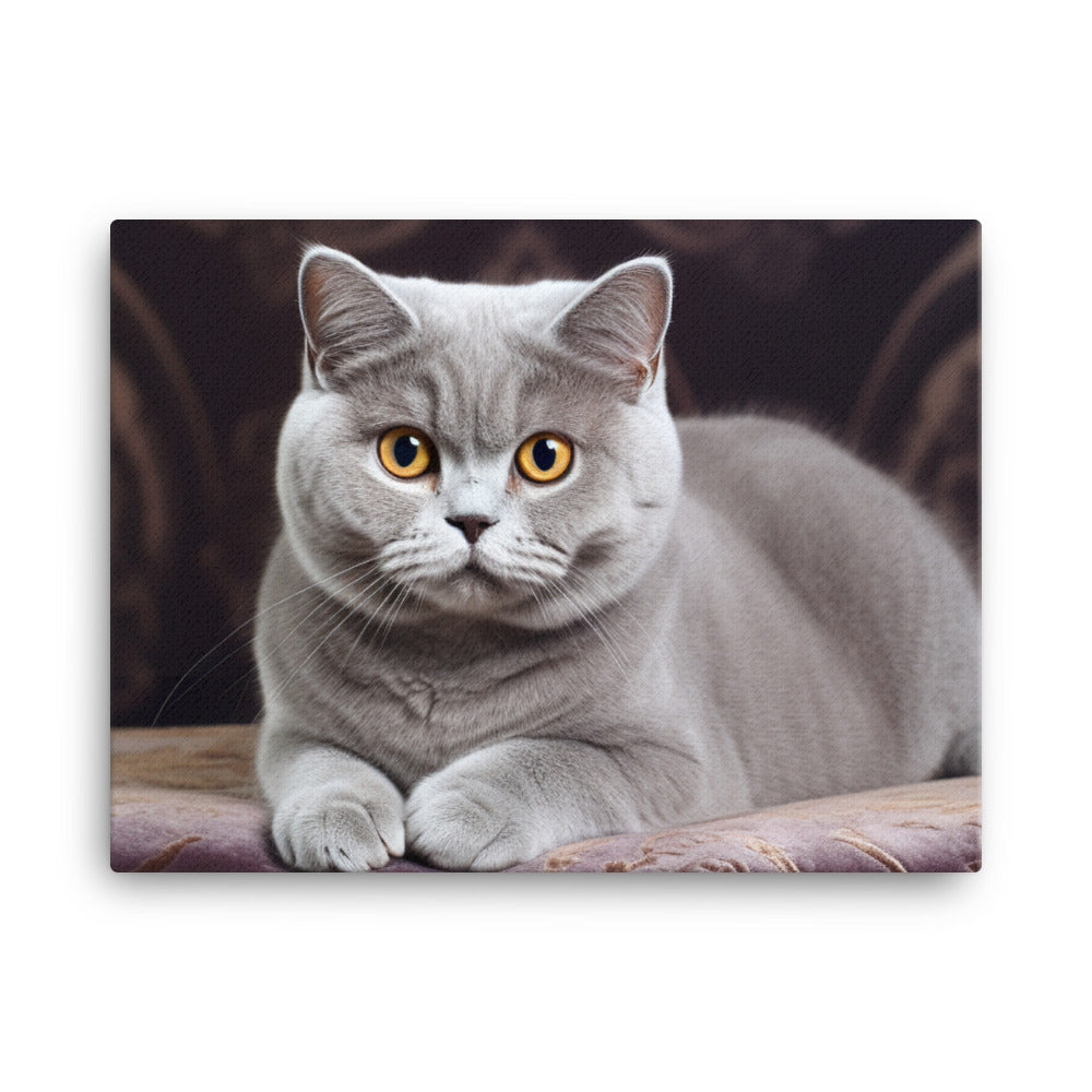 British Shorthair Canvas - PosterfyAI.com