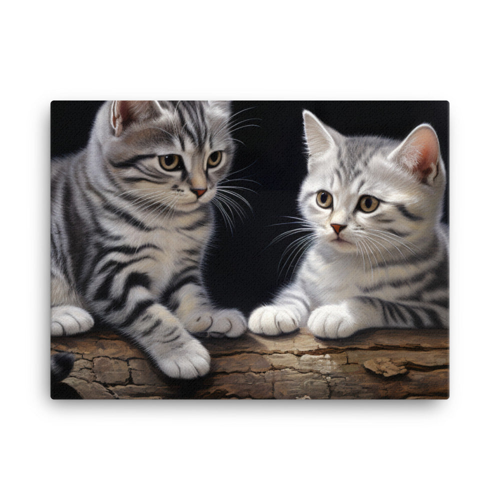 American Shorthair Canvas - PosterfyAI.com