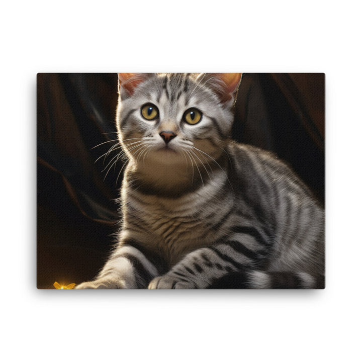 American Shorthair Canvas - PosterfyAI.com