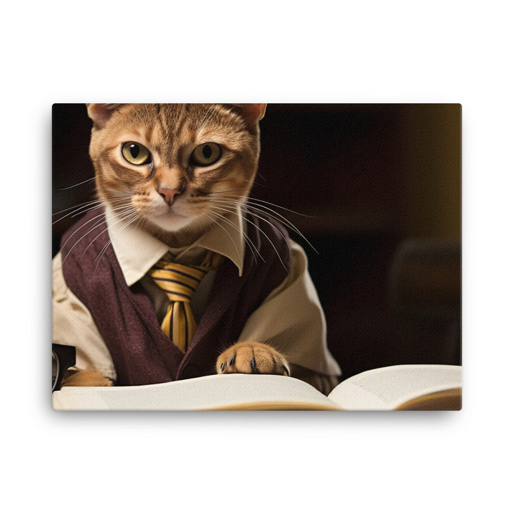 Abyssinian Student Canvas - PosterfyAI.com