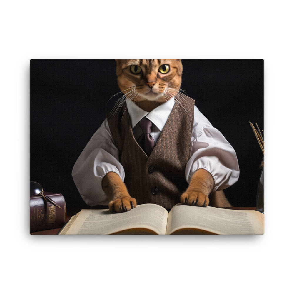 Abyssinian Student Canvas - PosterfyAI.com