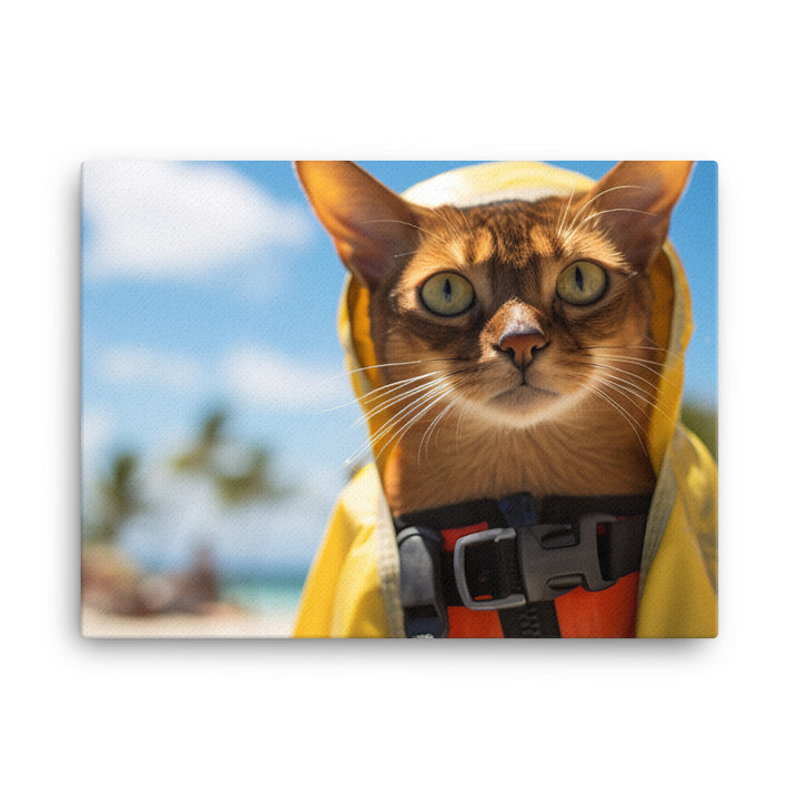 Abyssinian Lifeguard Canvas - PosterfyAI.com