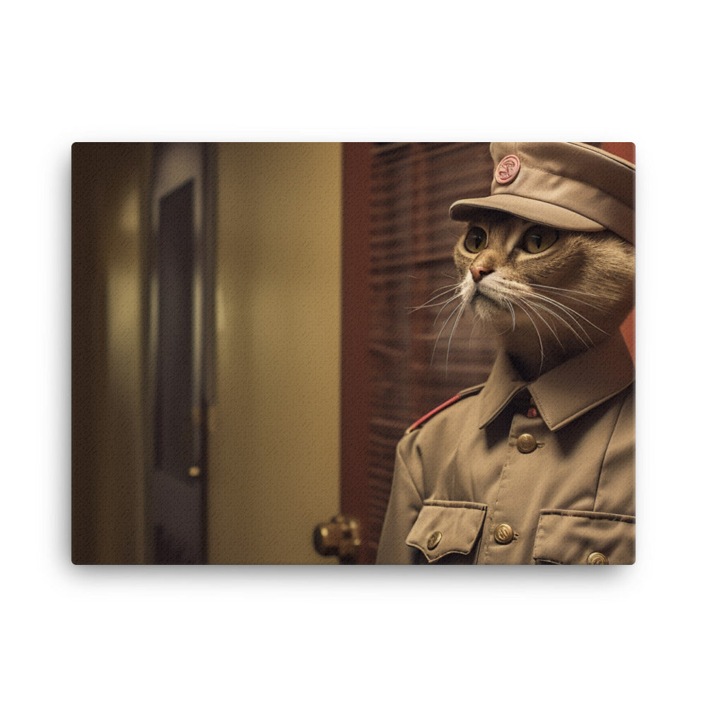 Abyssinian Prison Officer Canvas - PosterfyAI.com