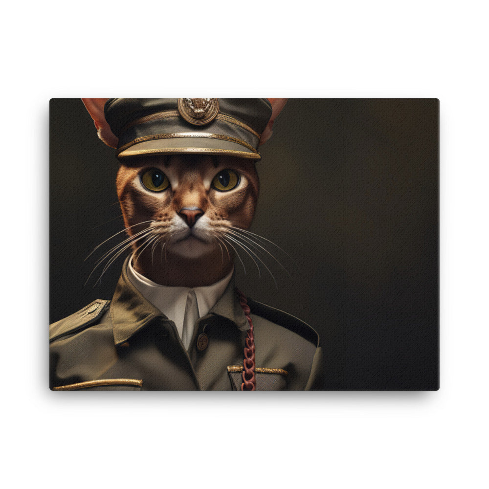 Abyssinian Prison Officer Canvas - PosterfyAI.com